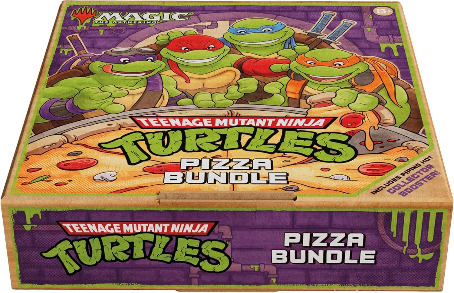 

Teenage Mutant Ninja Turtles Pizza Bundle - 9 Play Boosters, 1 Collector Booster, Promos, Lands & Spindown
