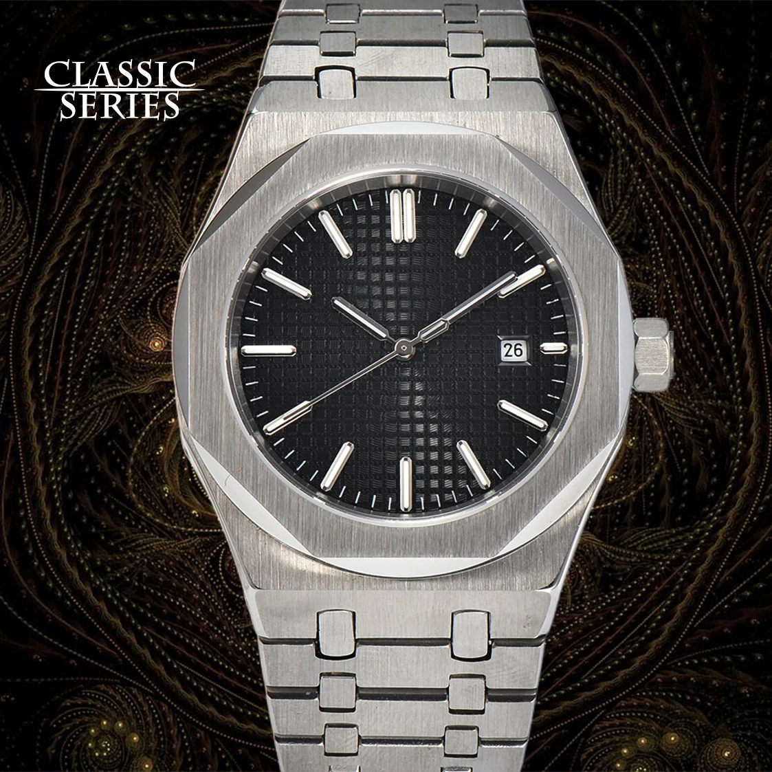 

Classic Series 42mm Miyota8215 Automatic Mechanical Movement Stainless Steel Waterproof Luxury Men's Date Luminous Watch