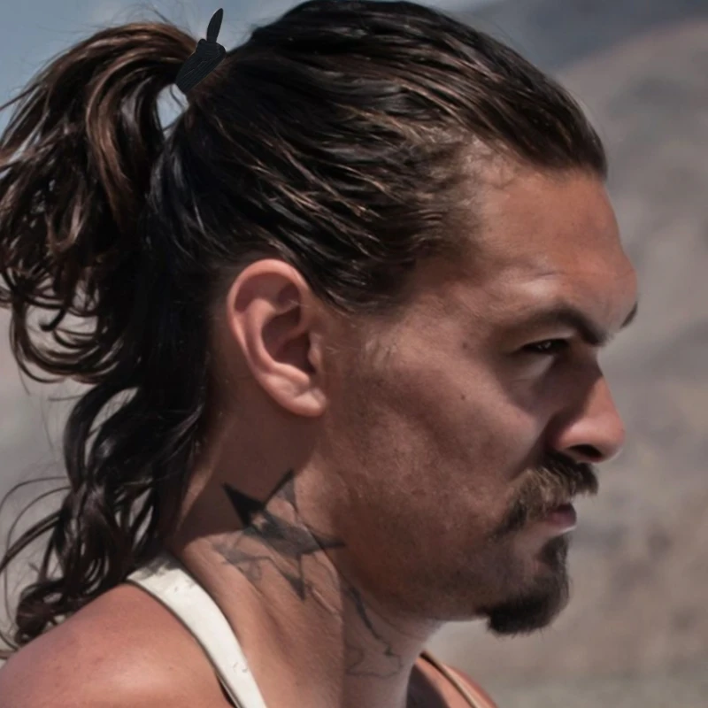 20x bandeau pour cheveux pour hommes, attaches nouées pour queue cheval, attaches plates larges