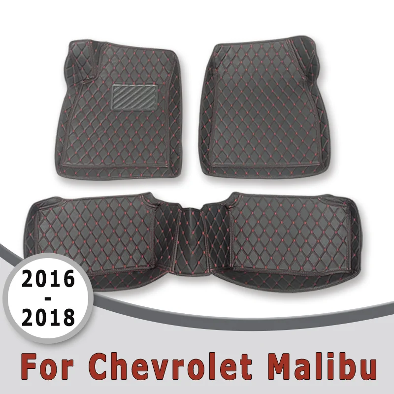 

Car Floor Mat For Chevrolet Malibu 2019 2018 2017 2016 Custom Leather Carpet Auto Interior Accessories