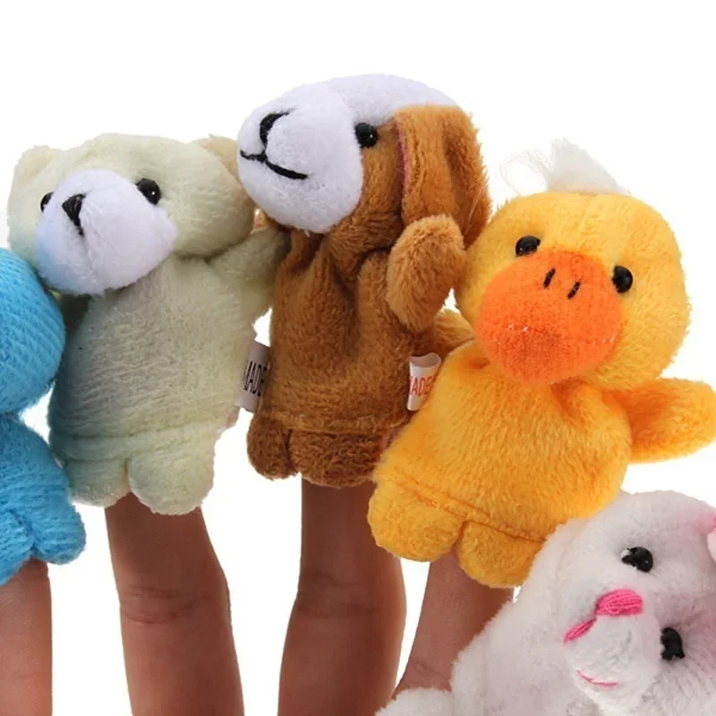 Títeres de dedo de animales – Muñecos de peluche para niños