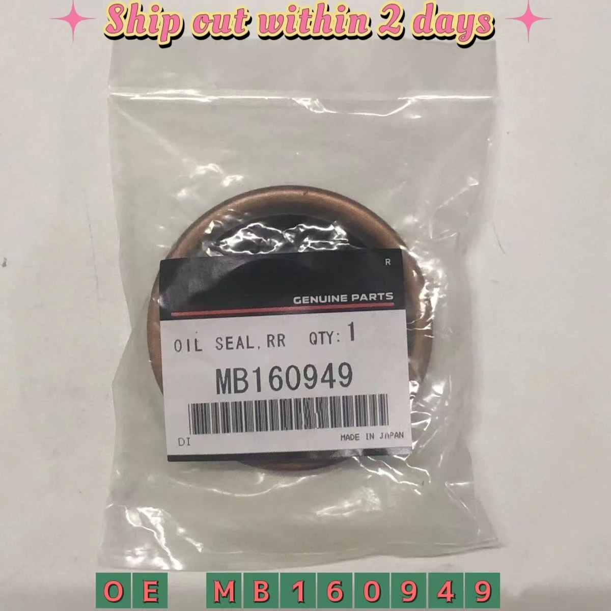 MR580530 MB160949 Rear Crankshaft Oil Seal For MITSUBISHI Pajero Montero Sport L200 Triton