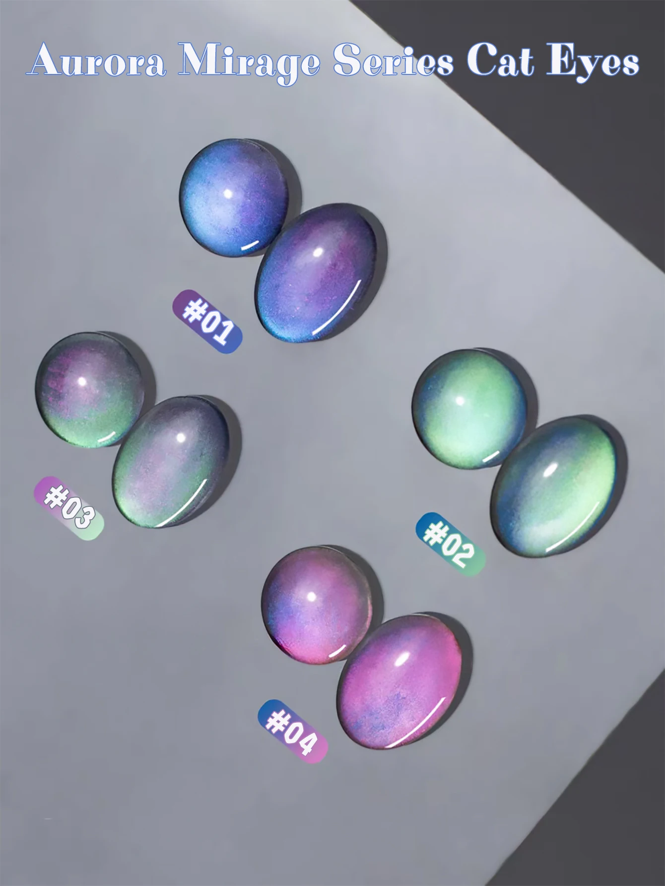 1pcs PSK Green Aurora Fantasy Cat Eye Gel Nail Polish Dreamy Fantasy Star Sky Crystal Glass Beads Cat Eye Nail Art Nail Supplies