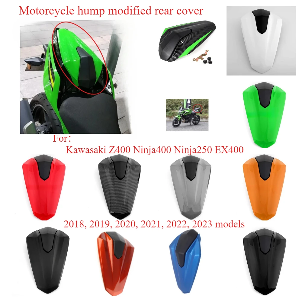 

Motorcycle hump modified rear cover suitable for Kawasaki Z400 Ninja400 Ninja 400 250 EX400 2018 2019 2020 2021 2022 2023