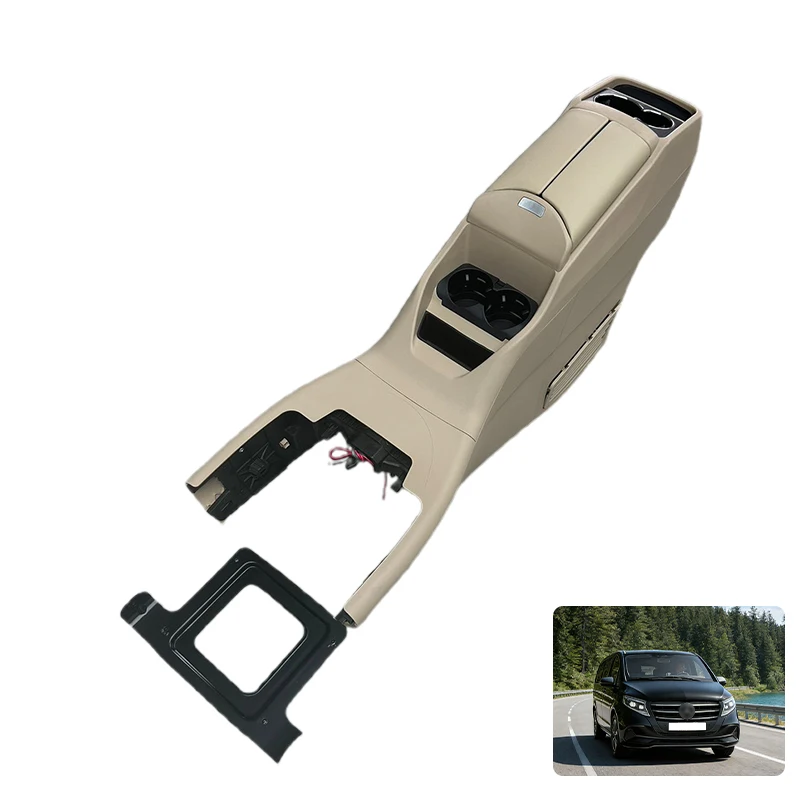 

For Mercedes Metris Vito Modified Original Style Armrest Box with Refrigerator and Wireless Charging Luxury Upgrade Accessories
