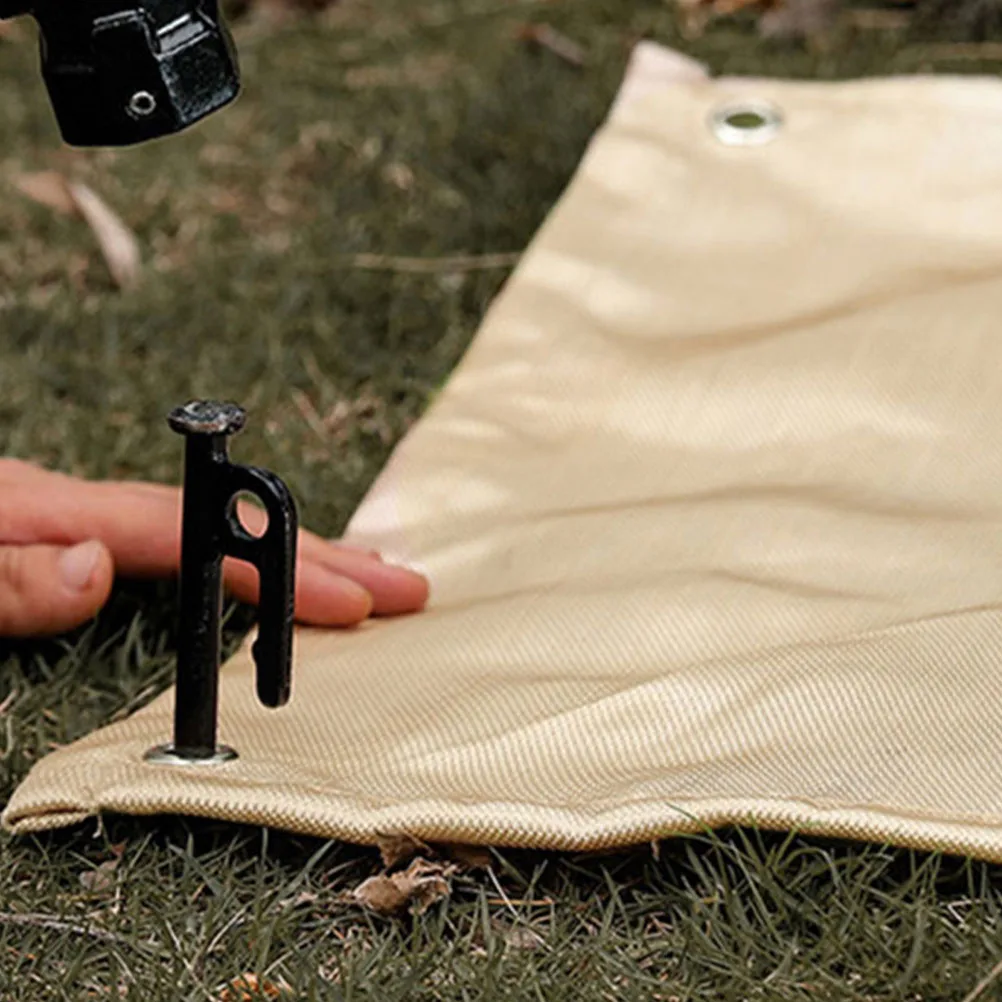 

Outdoor Picnic Fire Retardant Blanket Fiberglass Large Camping Fireproof Mat Fire Resistant Cushion Portable Thermal Insulation