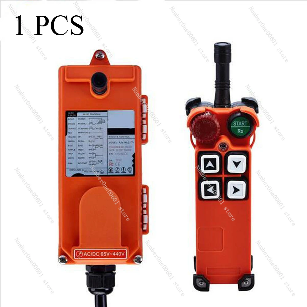 

Original TELECRANE Wireless Industrial Remote Controller 4 Single Speed Button 1 Transmitter + 1 Receiver F21-4S 1PCS