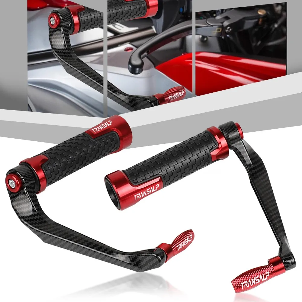Moto Handlebar Grips For Honda TRANSALP 600 650 700 XL700V Transalp ABS XL 650 V1-V7 XL650V Handle Brake Clutch Levers Protector