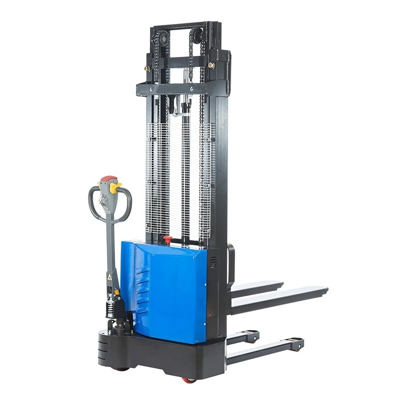 1.2Ton Hydraulic Pallet Stacker Forklift Lifting Stack Machine Used Factory Warehouse Pallet Cargo Transport And Stacking Work