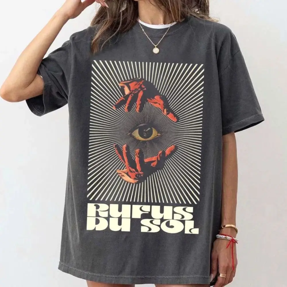 Music Makes Things Better House Music Pattern Print T-shirt Couple's Pure All-Season Casual Loose Streetwear Base Layer Unisex