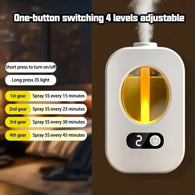 Humidifier USB Aromatherapy Desktop Diffuser Atomizer Instrument Desktop Humidifier Coverage Appliance With Timing Function