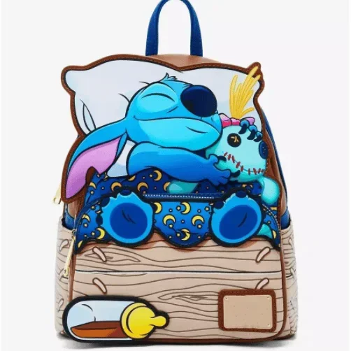 

Loungefly Disney Stitch Starcraft Backpack – Official Stitch Baby Doll Design, Perfect Gift For Birthdays，Hot Selling