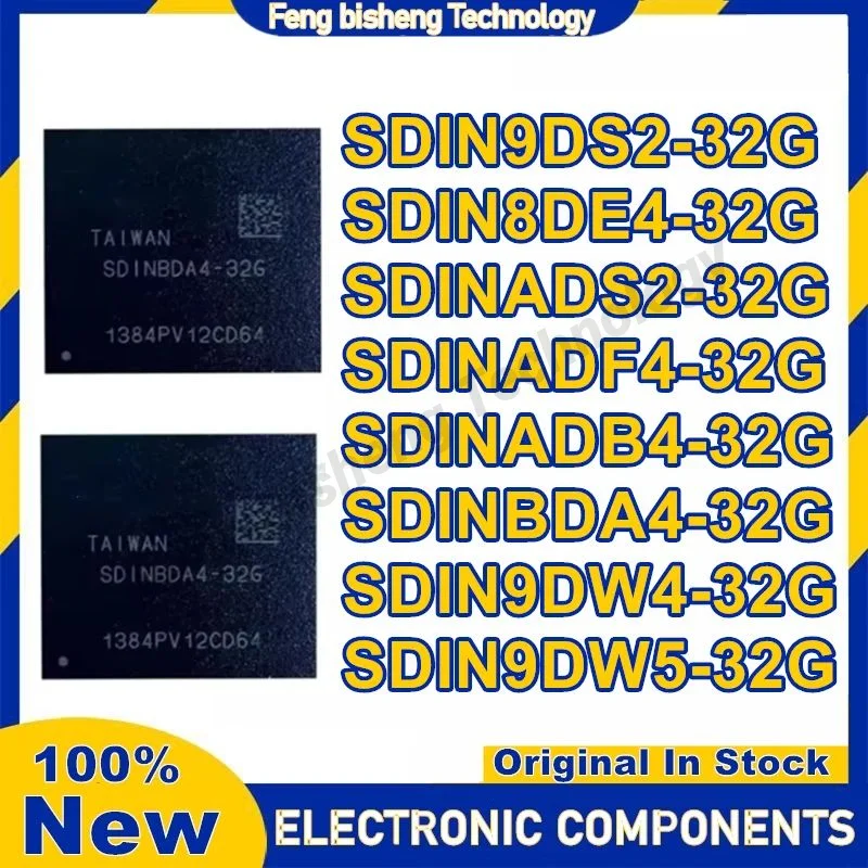 

SDINBDA4-32G SDIN8DE4-32G SDINADB4-32G SDINADF4-32G SDIN9DW4-32G SDIN9DW5-32G SDINADS2-32G SDIN9DS2-32G BGA Chipset in stock