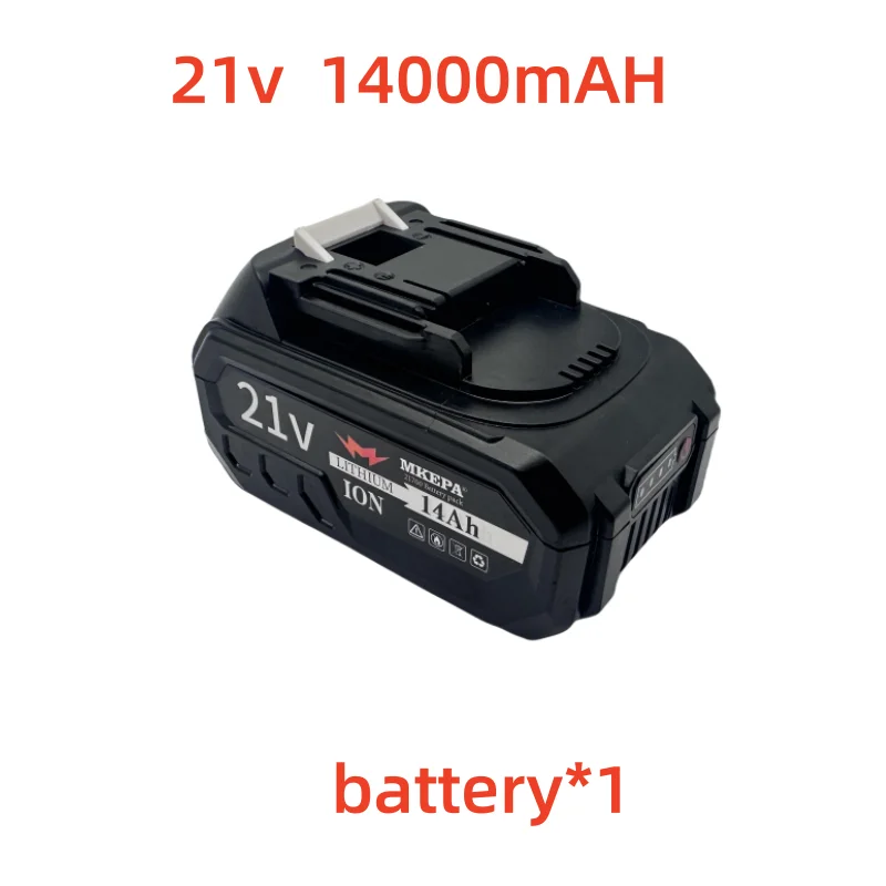 21v 14000mAh 21700 Rechargeable Lithium Battery for Brushless Chainsaw Electric Drill Electric Wrench for Makita 21V B series