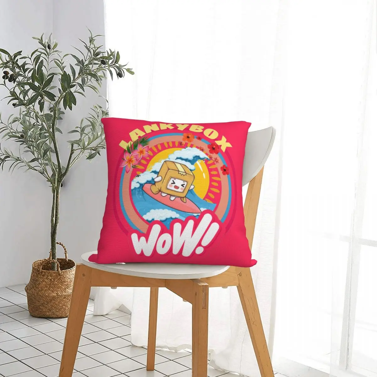 Box Australia Lankybox Game Throw Pillow Cover Cushions for Sofa Customized Cushion Covers