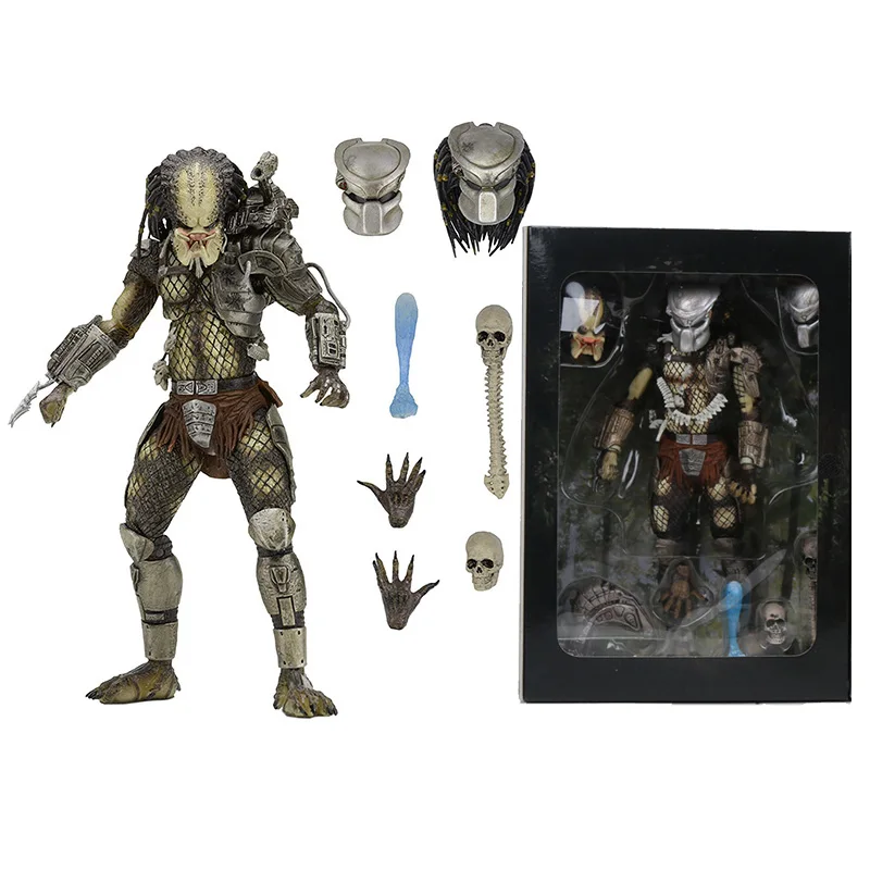 

NECA PREDATOR Scale Ultimate P1 Jungle Hunter Jungle Demon Concrete Clan Leader PVC Action Figure Collectible Model Toy 20cm