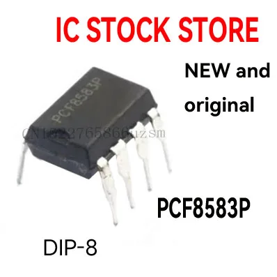 5PCS New and Original DIP-8 PCF8583 Clock Timing - Real Time Clocks Original Authentic DIP-8 PCF8583P