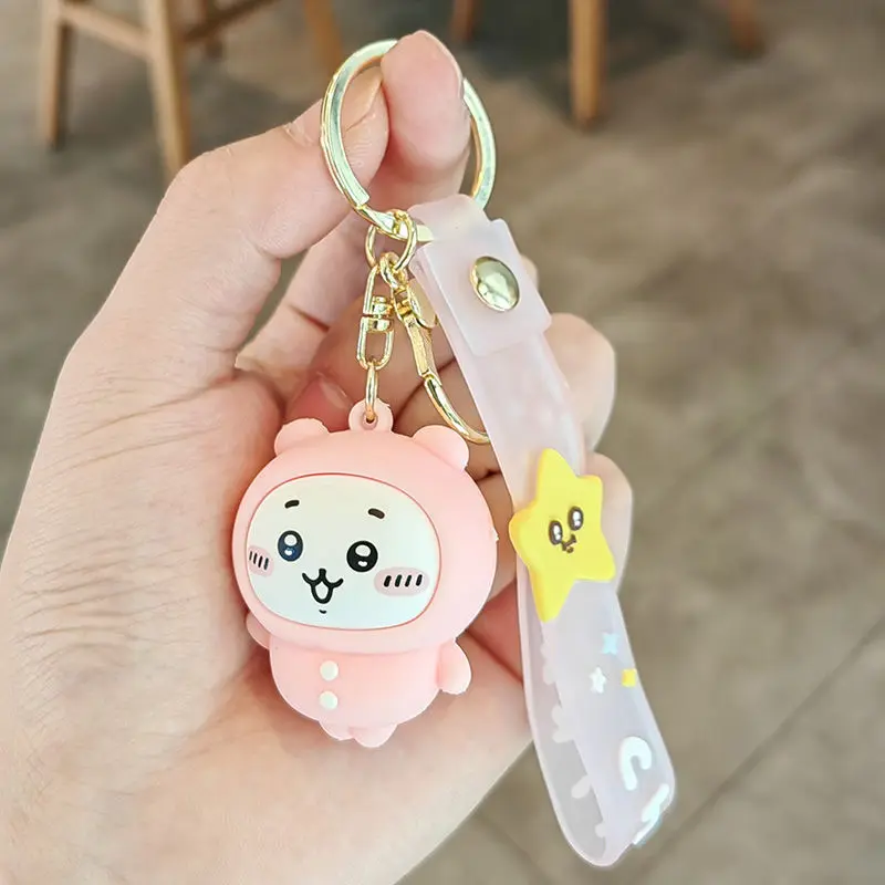 

Chiikawa Keychain Usagi Cartoon Cute Figure Doll Couple Pendant Car Bag Hanging Decoration Couple Small Toy Originality Gifts