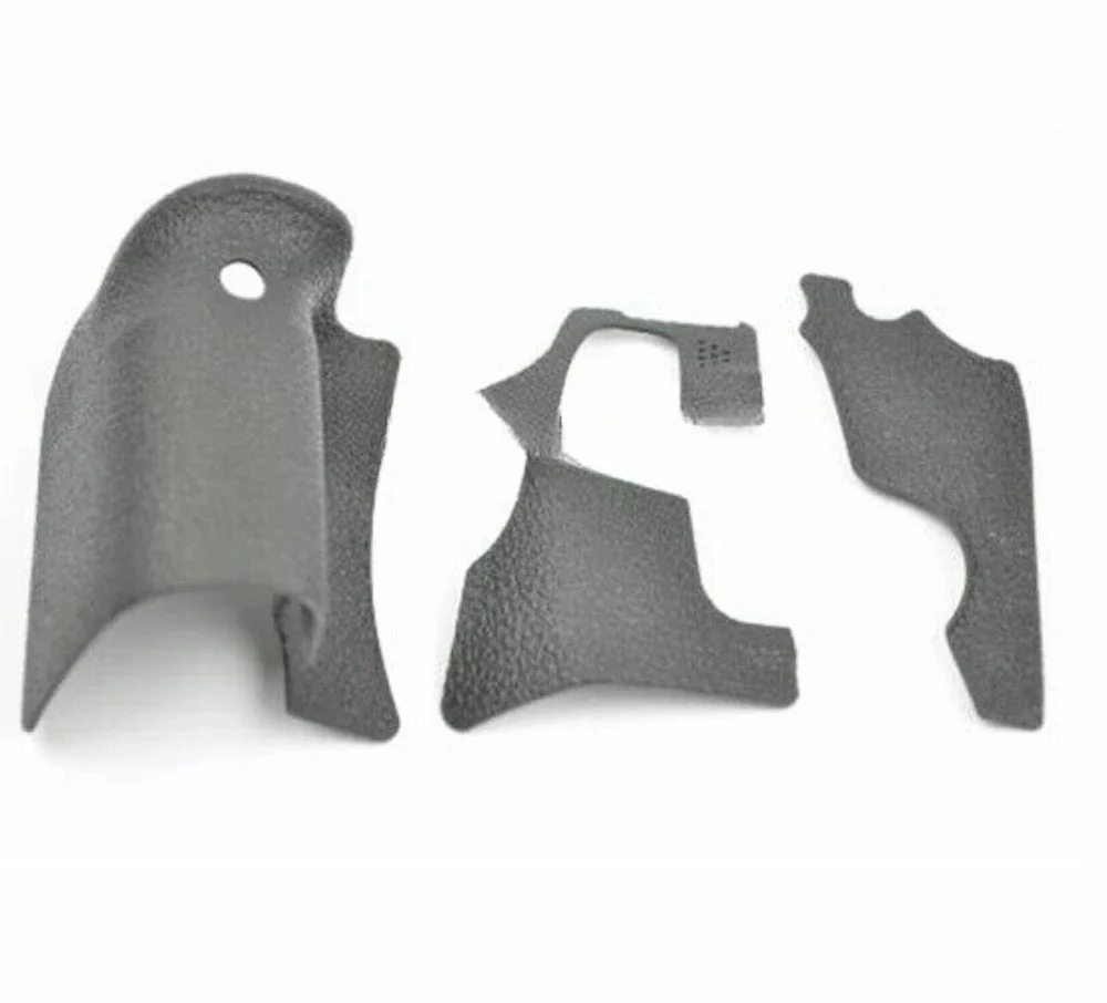 Nuovo 3 pezzi di copertura anteriore con impugnatura in gomma per parti della fotocamera Canon EOS 70D