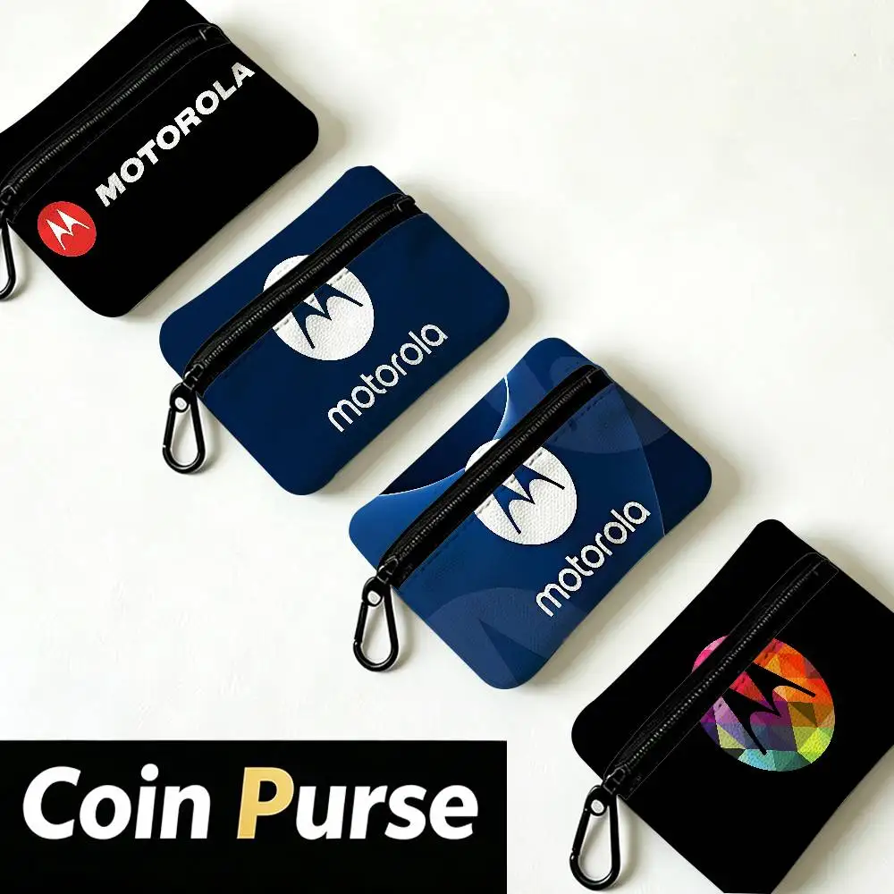 M-MotorolaS Hanging Oxford Cloth Zipper Coin Purse Portable Hanging Key Pouch Organizer For Travel Cosmetic Bag