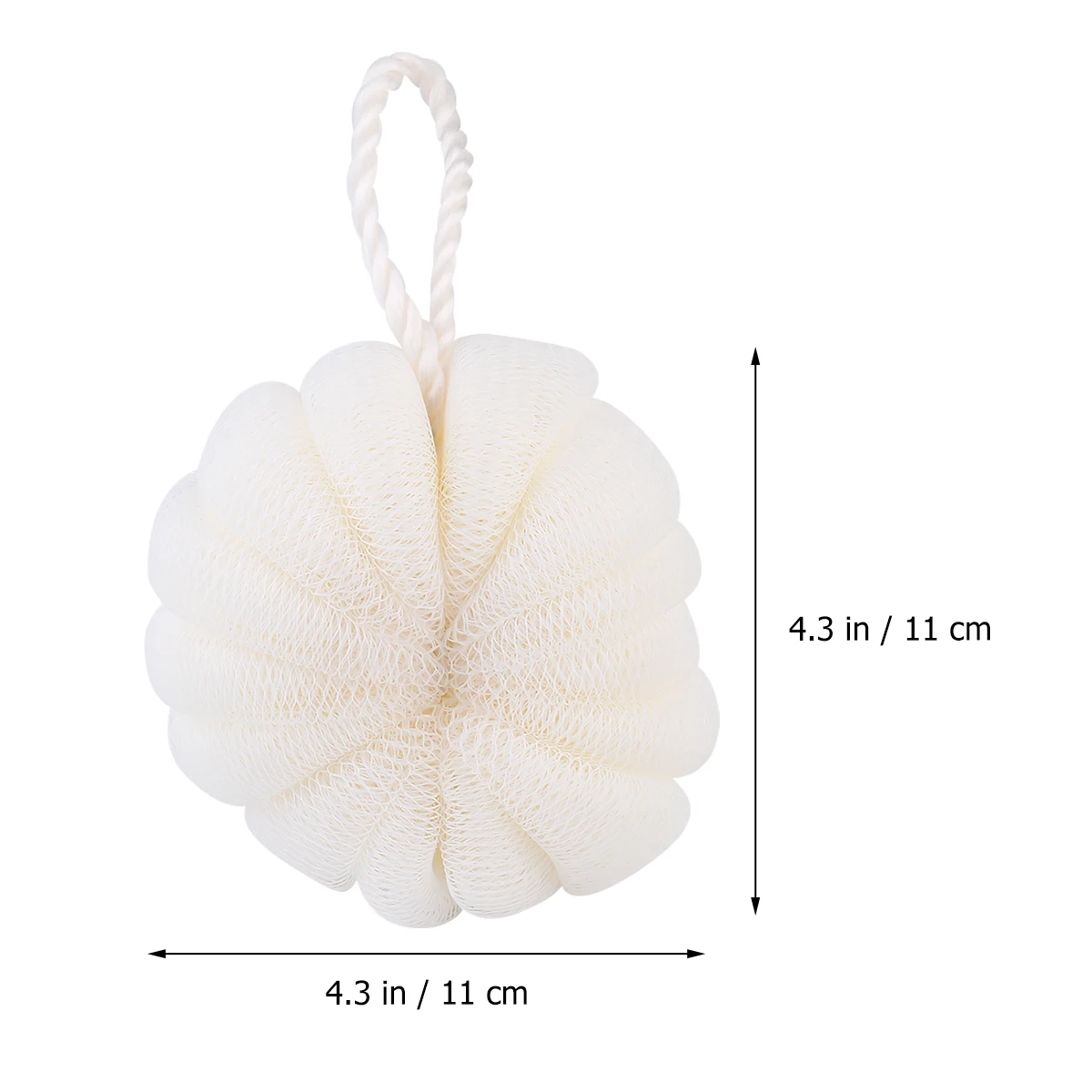 

3Pcs Eco-Friendly Bath Ball Flower Petal Mesh Shower Sponge Bubble Maker Body Scrubber Portable Bathroom Use Bath Ball