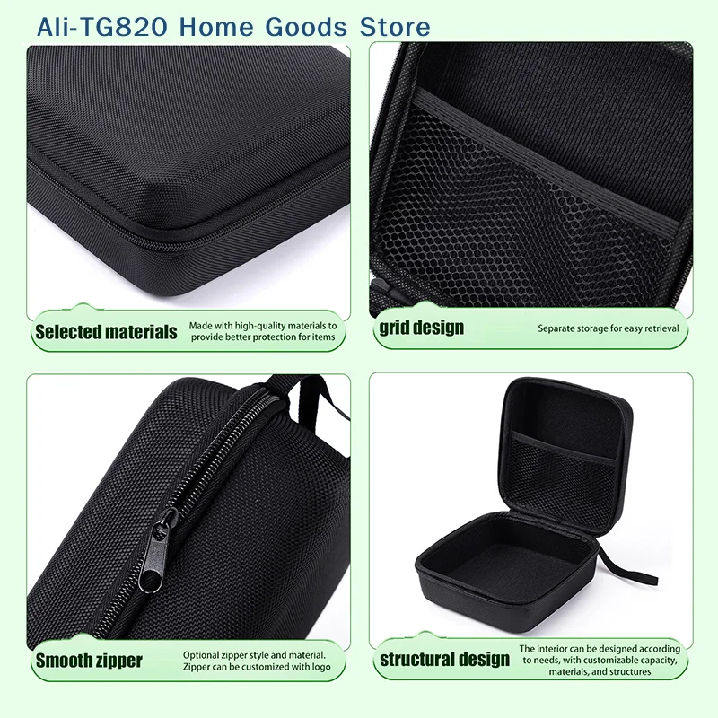 [W] Electronic Blood Pressure Meter Storage Box Protective Bag Short Wall Type Hard Shell Bag Hard Shell Shock-resistant