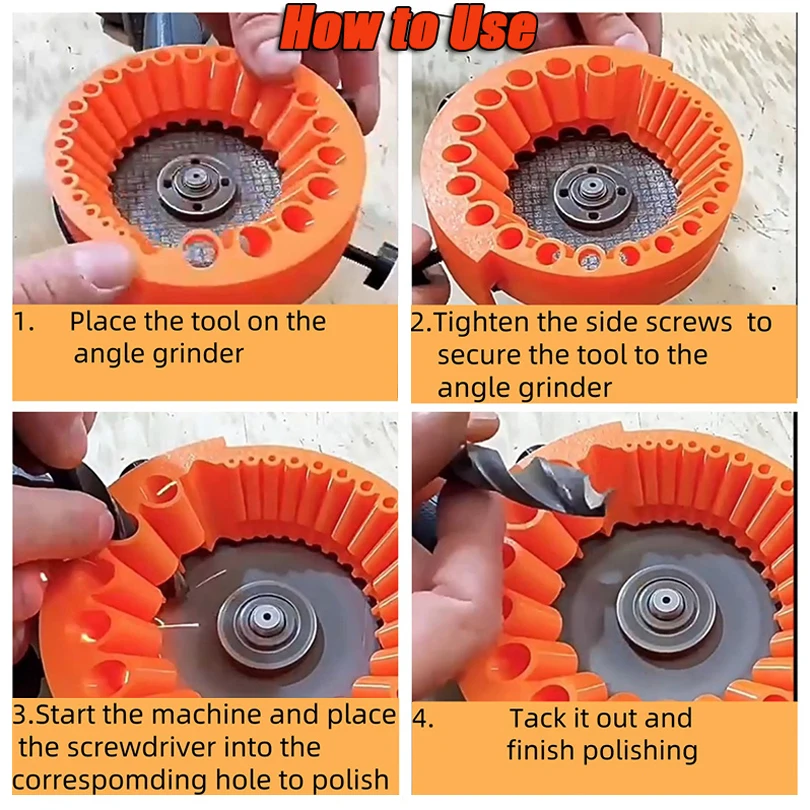 Multipurpose Drill Bit Grinding Sharpener Polishing Grinding Tool 125mm Angle Grinder Powered Tool Parts For 2-13mm Drill Bits