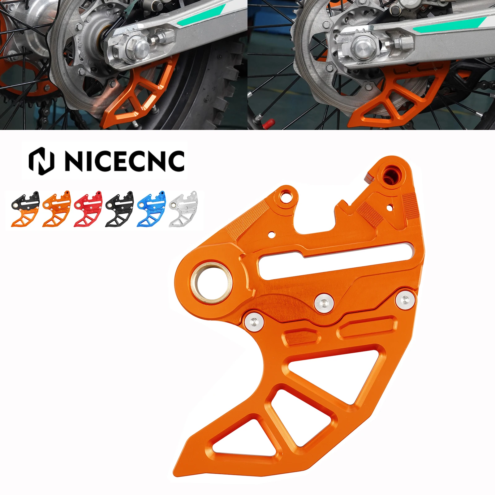 For KTM EXC 300 SX 250 EXC EXCF SX SXF XCW SMR XC XCF 6 Days 125 250 300 350 400 450 500 530 2004-2022 Rear Brake Disc Guard