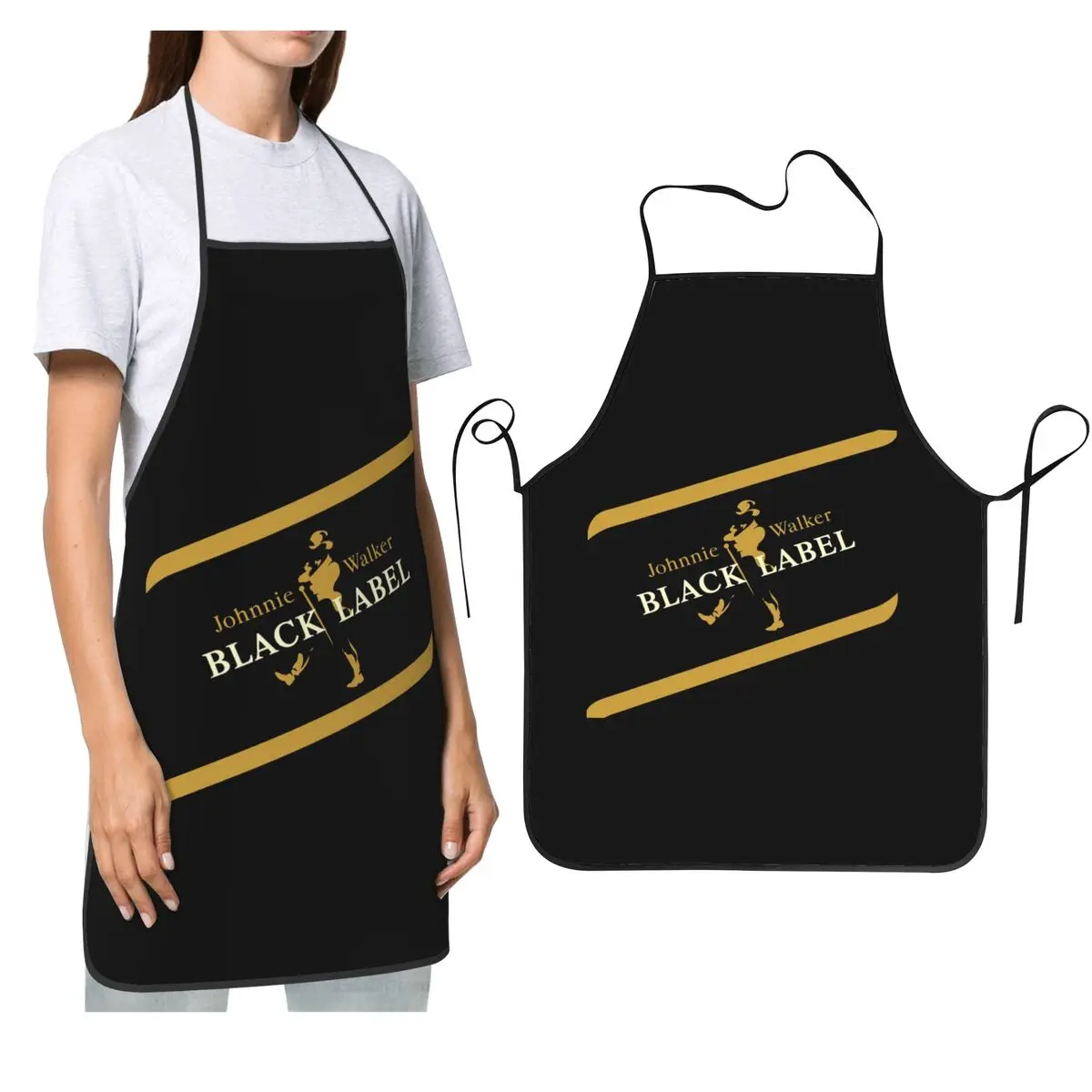 

Фартук Johnnie Walker, шеф-повар, кулинария, кухня, нагрудник без рукавов, кухонный сарафан для уборки для женщин и мужчин, садоводство