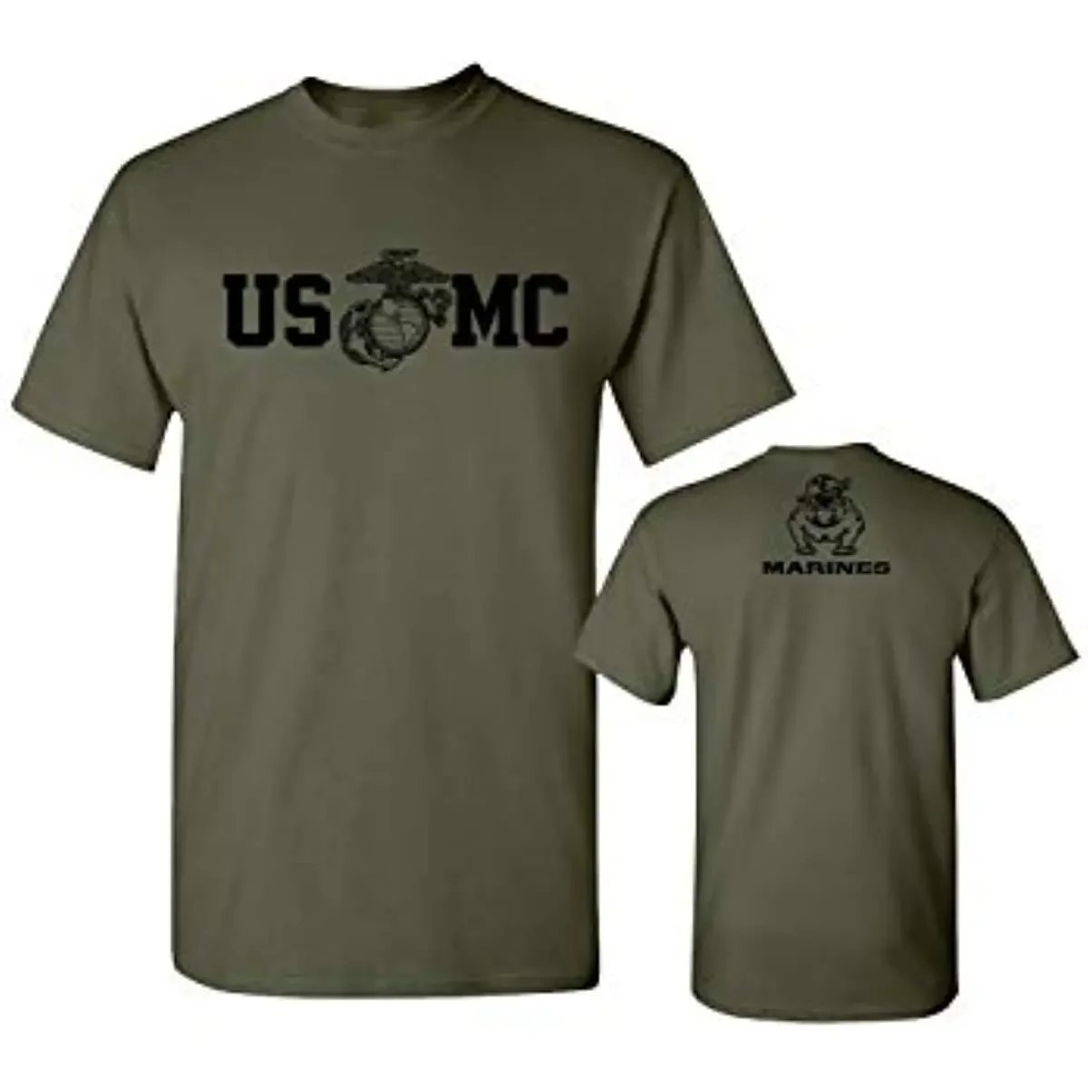 Mens T-shirt Size S-5XL US  Bull Dog  Military T-Shirt 100% Cotton O-Neck Summer Short Sleeve Casual oversized