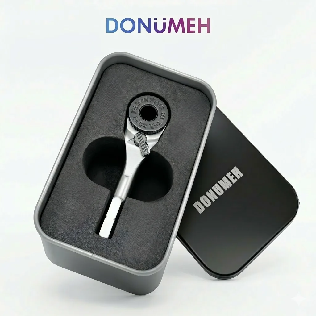 

1/4 Inch 6.35mm Hex Ratchet Wrench Set EDC Compact Hand Tool with Screwdriver Torque Wrench DIY Car Repair Tool Kit Gift Box