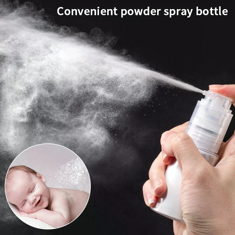18/60/80/120ml Powder Atomizer Bottle Barber Talcum Emulsion Spray Travel Container Lotion Dispenser Bottle Salon Accessories