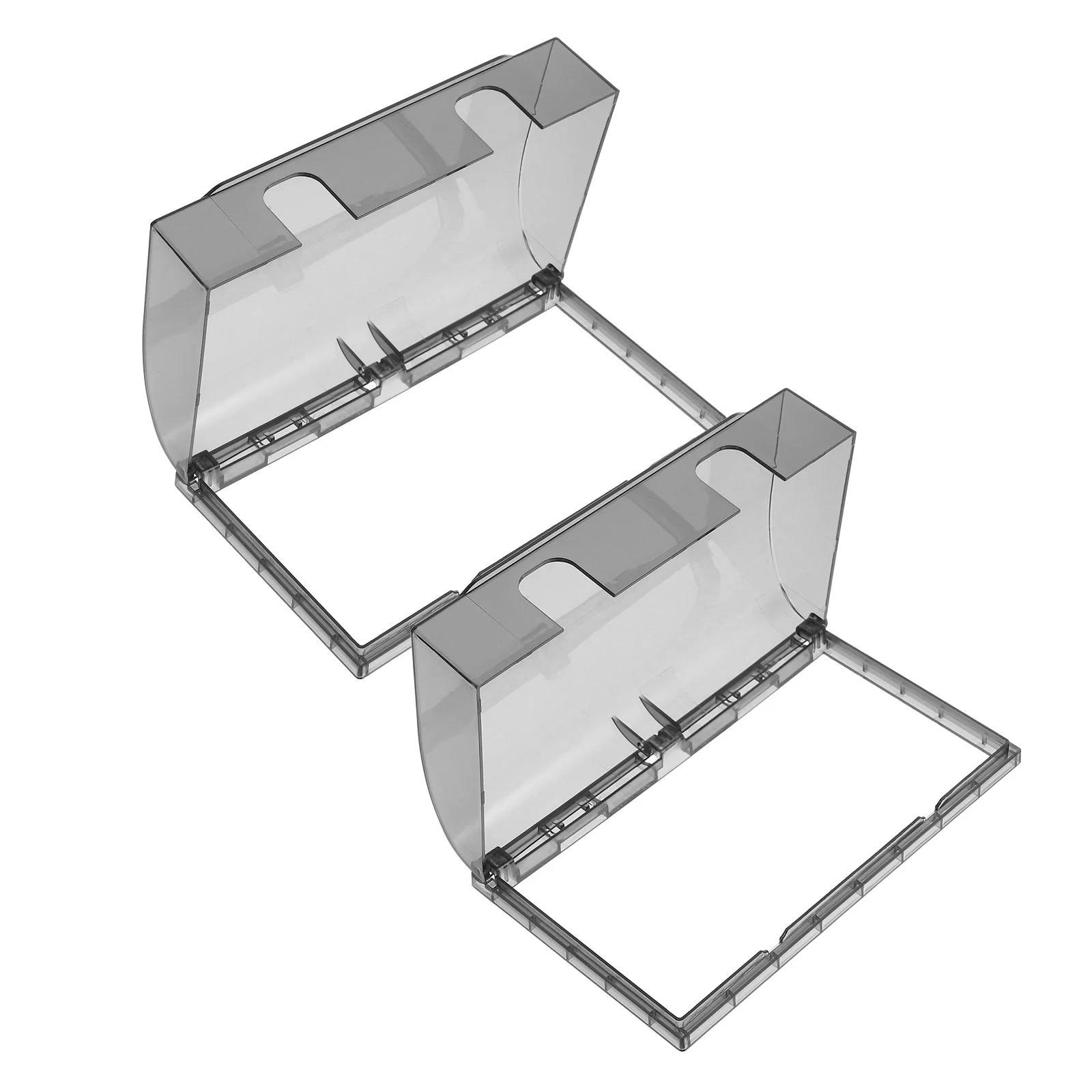 

2Pcs Waterproof Socket Outlet Protector Cover Thickened Double Slot Adhesive for Kitchen Bathroom Electrical Safety