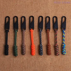 High Quality Detachable Zipper Pullers Durable Wear-resistant Braided Cord Knapsack Zipper Repair Accessories Woven Pull Rope