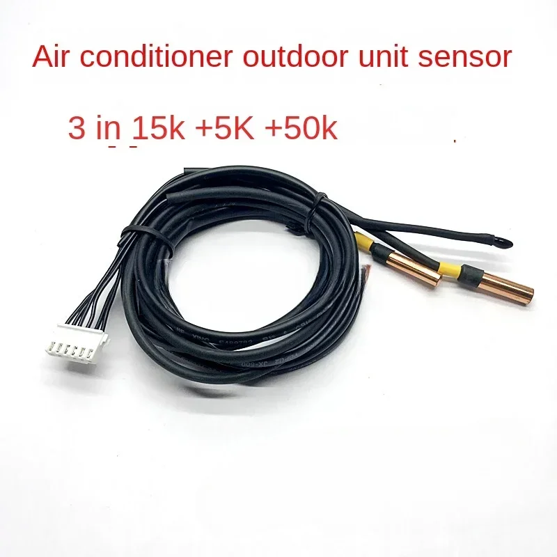 1Pcs for Mitsubishi Heavy Industries inverter air conditioner outdoor unit temperature sensor 5K+5K+50K