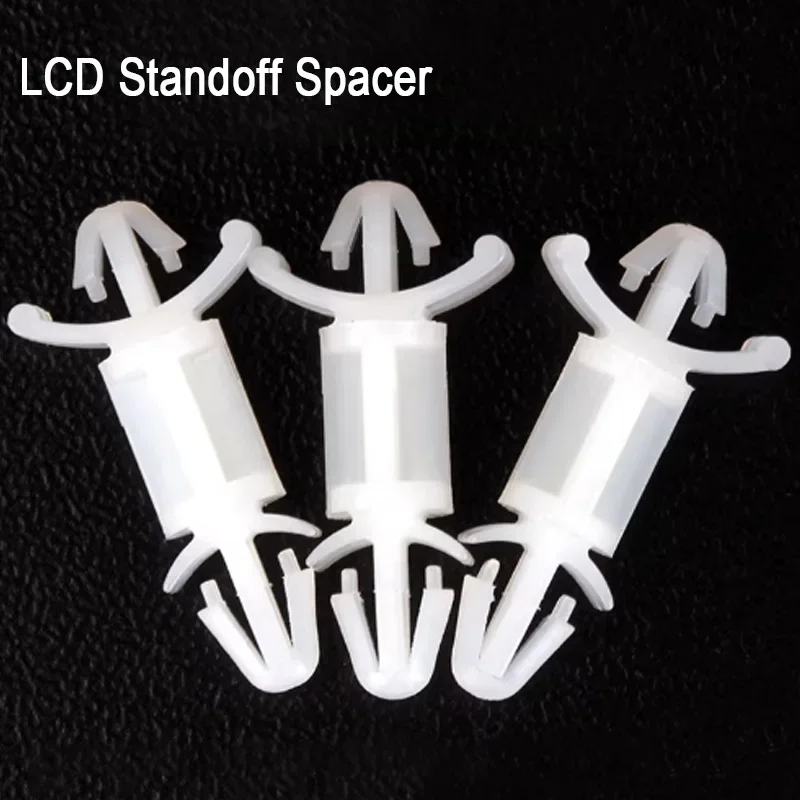 LCD Nylon Plastic Rivet Push In Snap Clip Auto Fixing Standoff Spacer 100pcs for 3.5mm Hole Chassis PCB Circuit Board Insulated