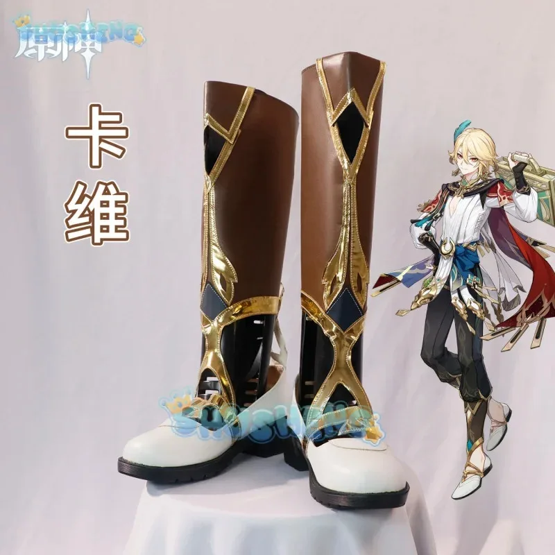 

lili 123Genshin Impact cos Kaveh cosplay Anime game character shoes
