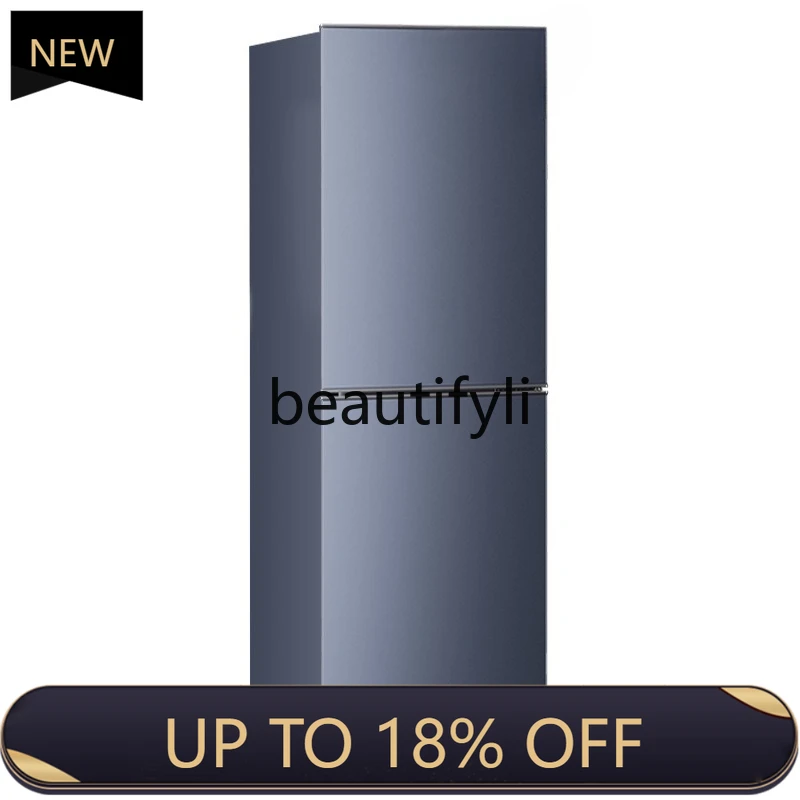 

Z189 Refrigerator Double Door Refrigerated Freezer Dormitory Rental Room Use First-Class Household Small Refrigerator