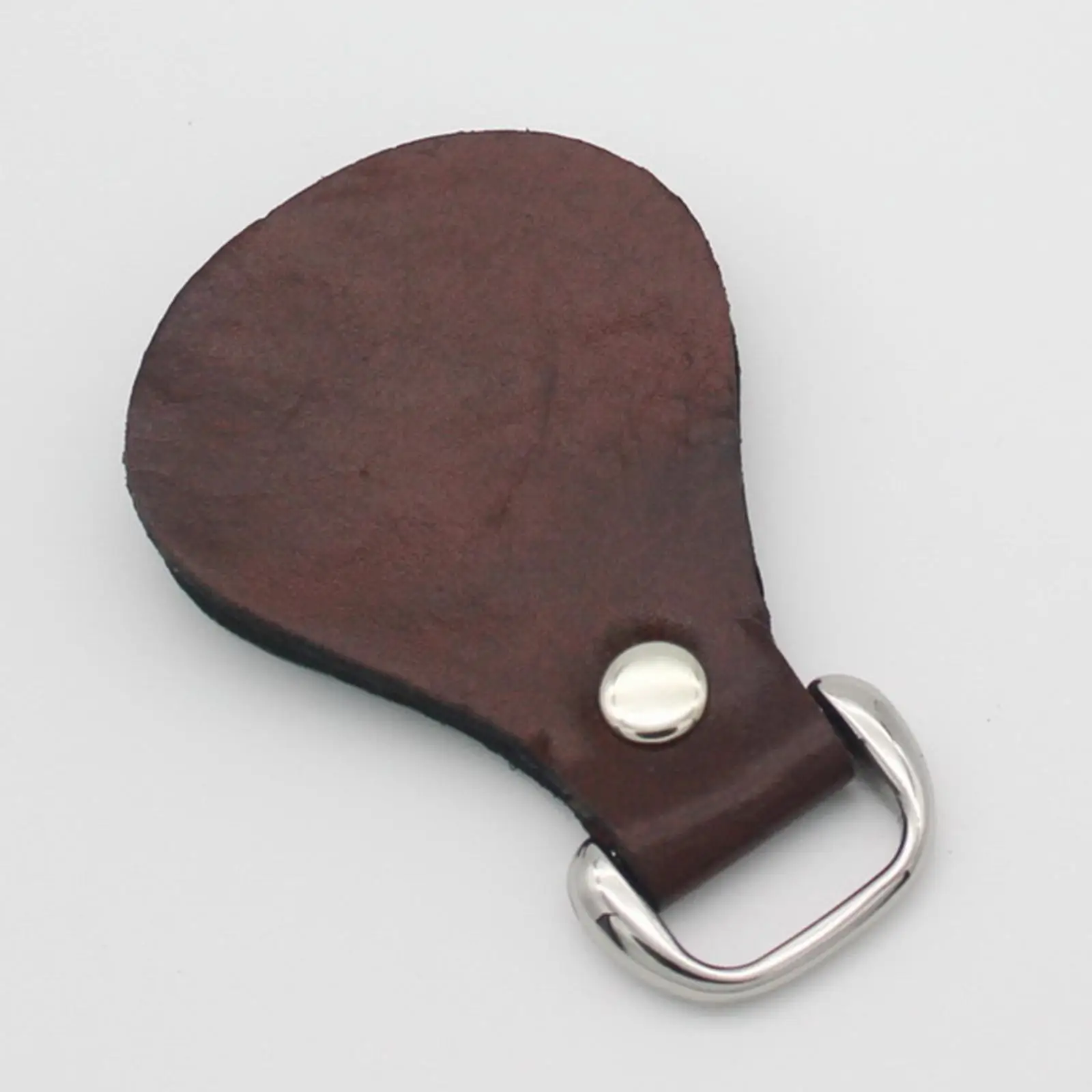 

Leather Fishing Leader Straightener with Keyring D Ring Cleaning Tool for Flying Line Water Absorption Outdoor Gear