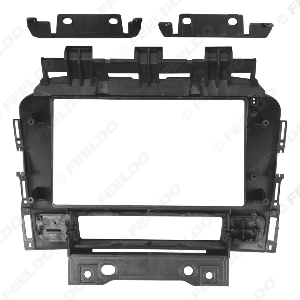 FEELDO Car 7 Inch Stereo Radio Frame Fascia for Excelle GT Opel Astra J  (LHD) 2Din DVD Dash Panel Bezel Trim Face Plate Kit