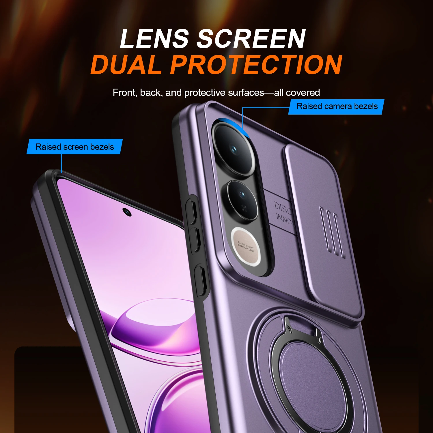 Coque de téléphone avec couver - Vivo V40 avis et prix