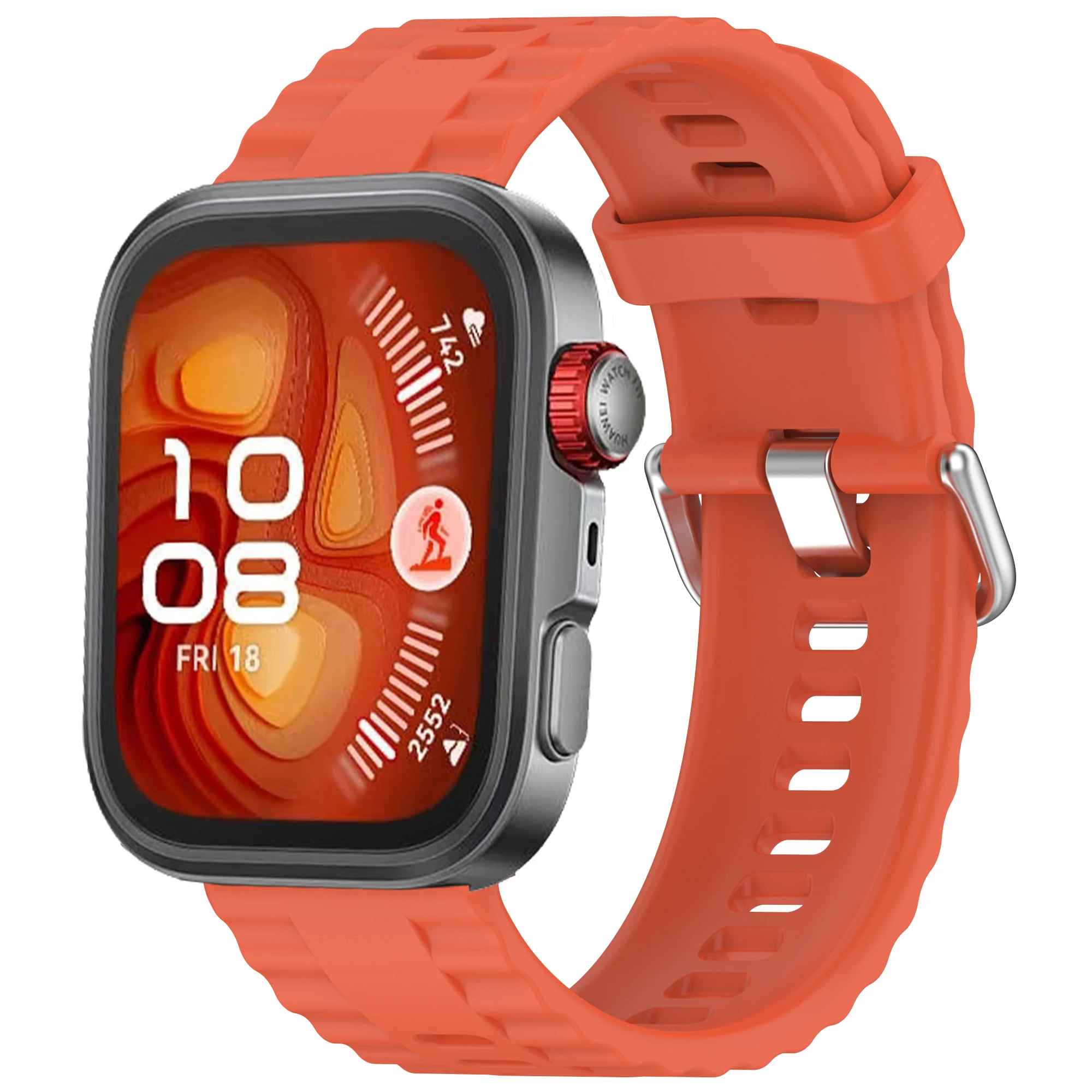 حزام سيليكون رسمي 1:1 لساعة Huawei Watch Fit 4 Pro سوار معصم ناعم ساعة Huawei Fit 4/3 ملحقات حزام الساعات Correa