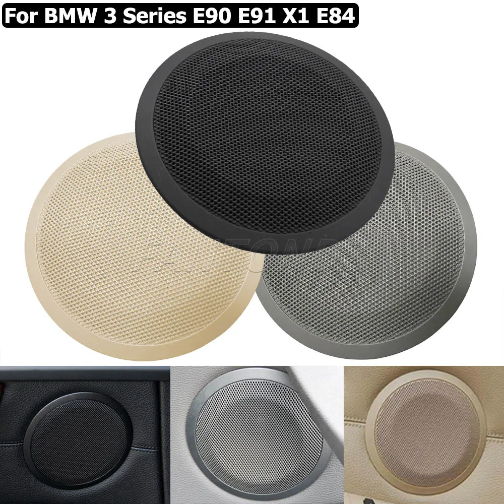 Car Front Rear Interior Door Audio Sound Loudspeaker Grill Cover For BMW 3 X1 Series E90 E91 E84 318 320 325i 51417144563