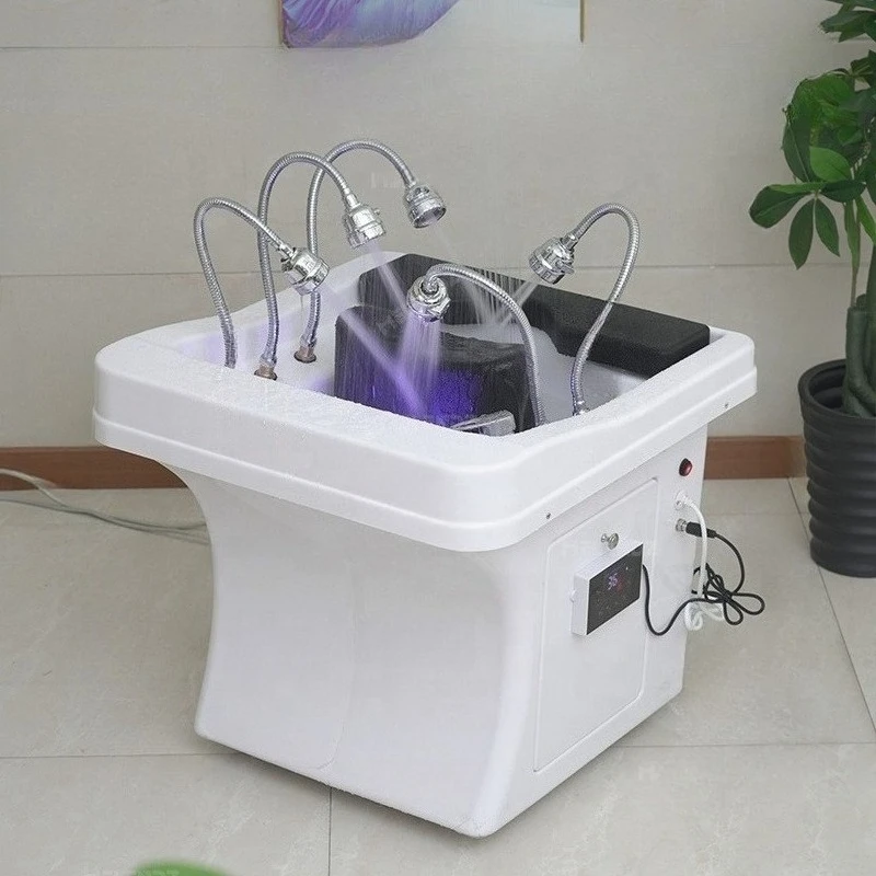 

Electric Portable Head Spa Equipment Plumbed Shampoo Sink With Waterfall s Hair Wash Shampoo Basin