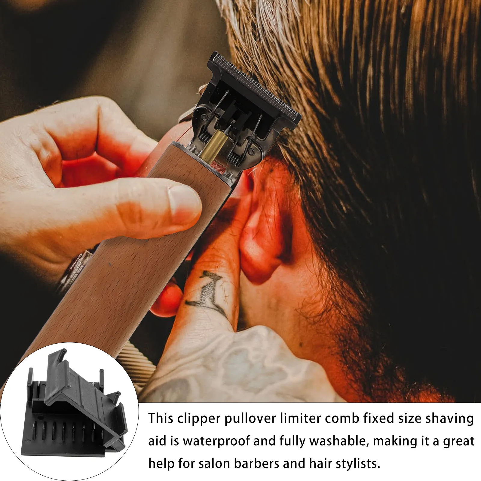 Plastic Hair Clipper Limit Guide Comb Professional Barber Tool Lightweight Hair Trimmer Comb Guard Guide Combs view 4