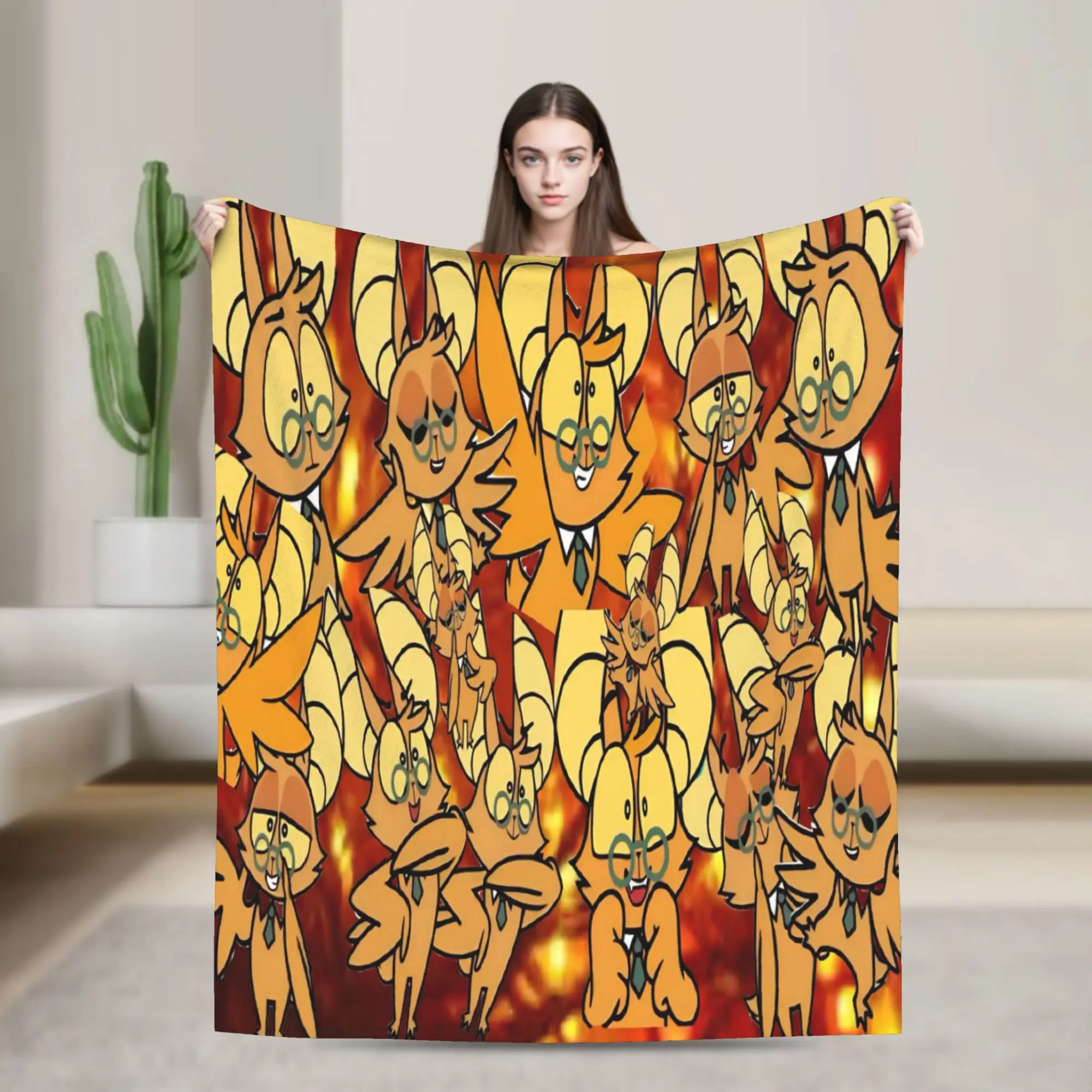 Relax Chikn Nuggit Blanket Stuff Home Decorative  Throw Blanket Ultra-Soft Flannel for Bedroom