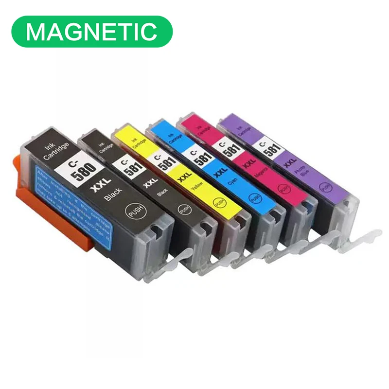 PGI-580 CLI-581 PGI580 CLI581 XXL Ink Cartridge Compatible for Canon PIXMA TR7550 TR8550 TS6150 TS6151 TS8150 printer