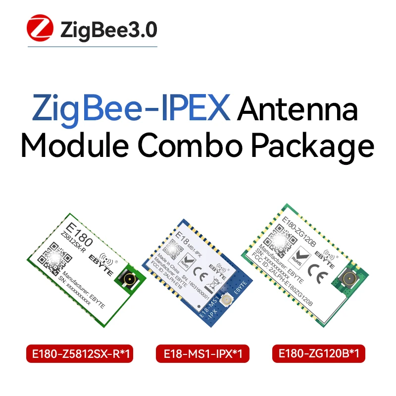 ZigBee3.0 2.4GHz Wireless Module EBYTE Zigbee Application Package E18 Series E72-2G4M20S1E IPEX/PCB Antenna SoC SMD Mesh Network