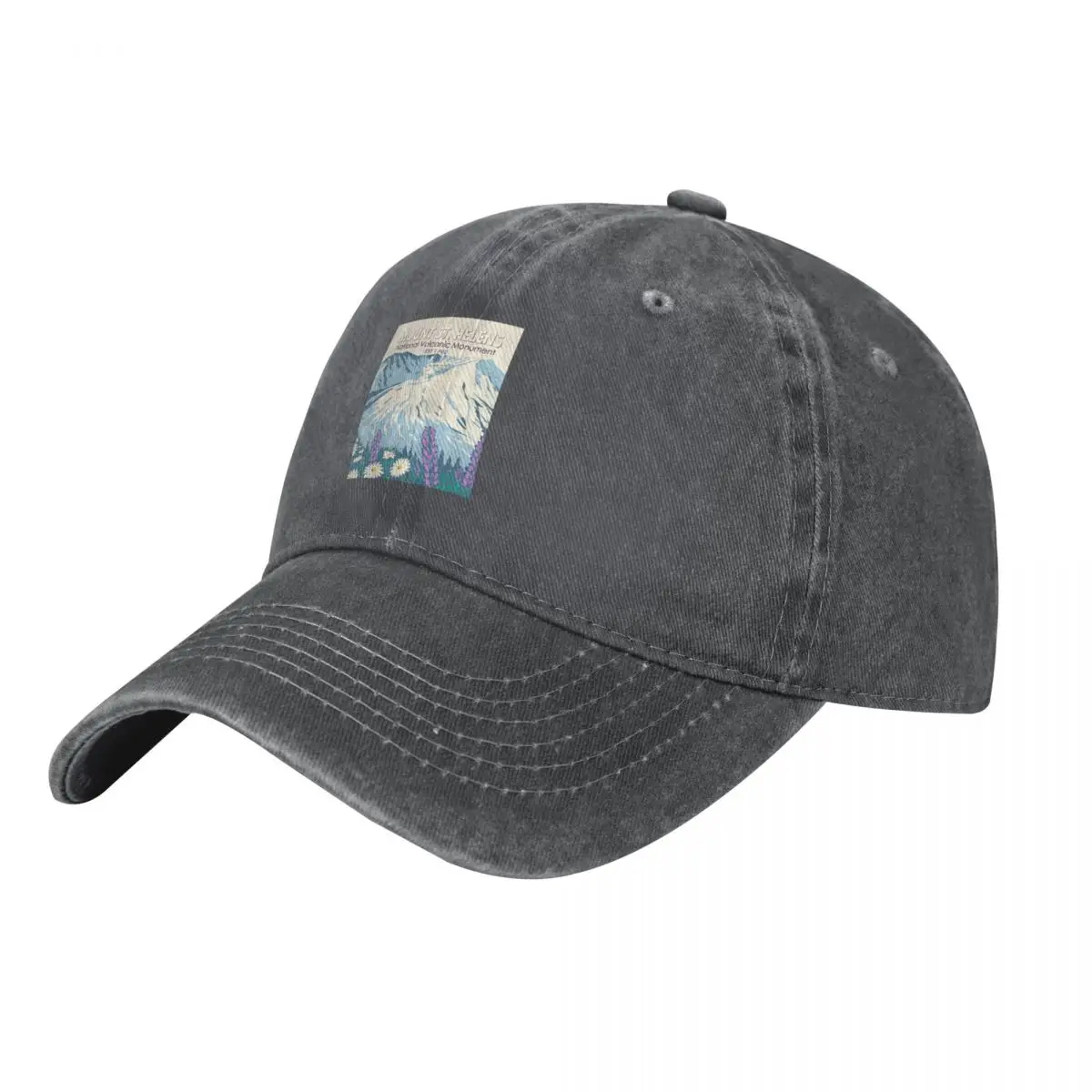 Mount St Helens National Volcanic Monument Vintage Baseball Cap birthday Anime Hat Mens Caps Women's