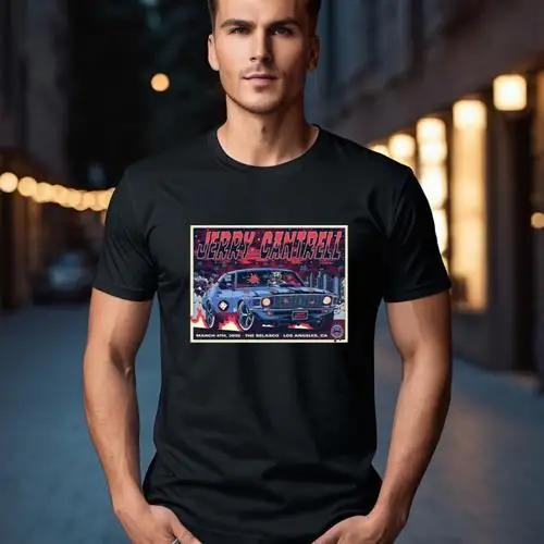 

Jerry Cantrell Poster For Show In Los Angeles CA At The Belasco On March 4th 2025 T Shirt